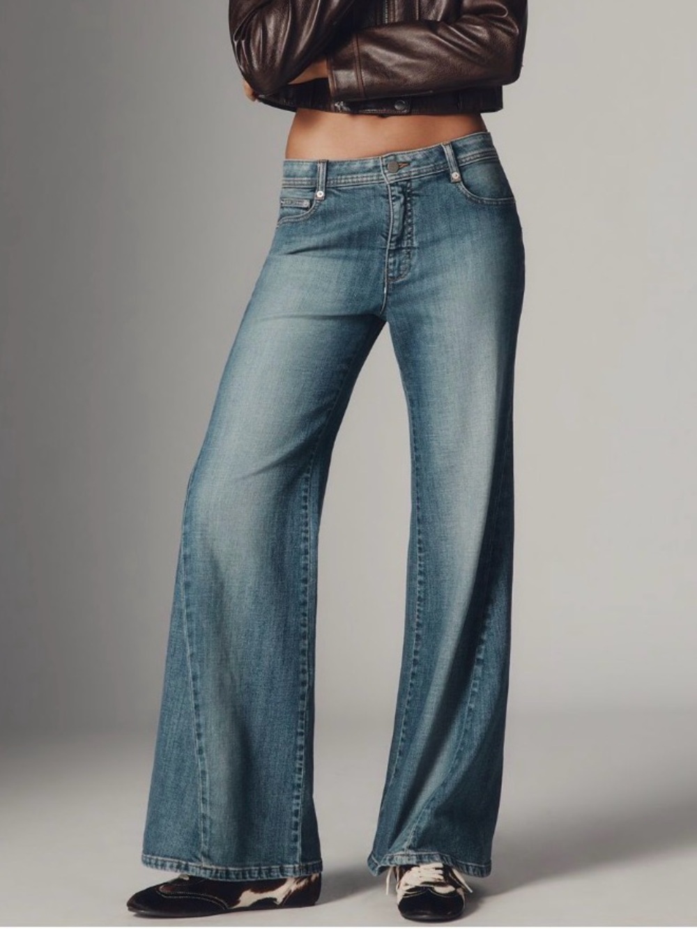 Anthropologie: Pilcro Mid-Rise Flare Jeans.